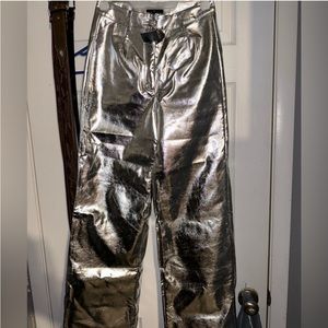 NWT Solado Metallic Silver Pants